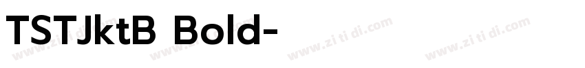 TSTJktB Bold字体转换